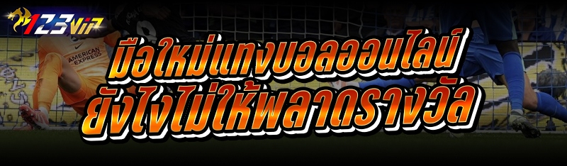 มือใหม่แทงบอลออนไลน์ ยังไงไม่ให้พลาดรางวัล